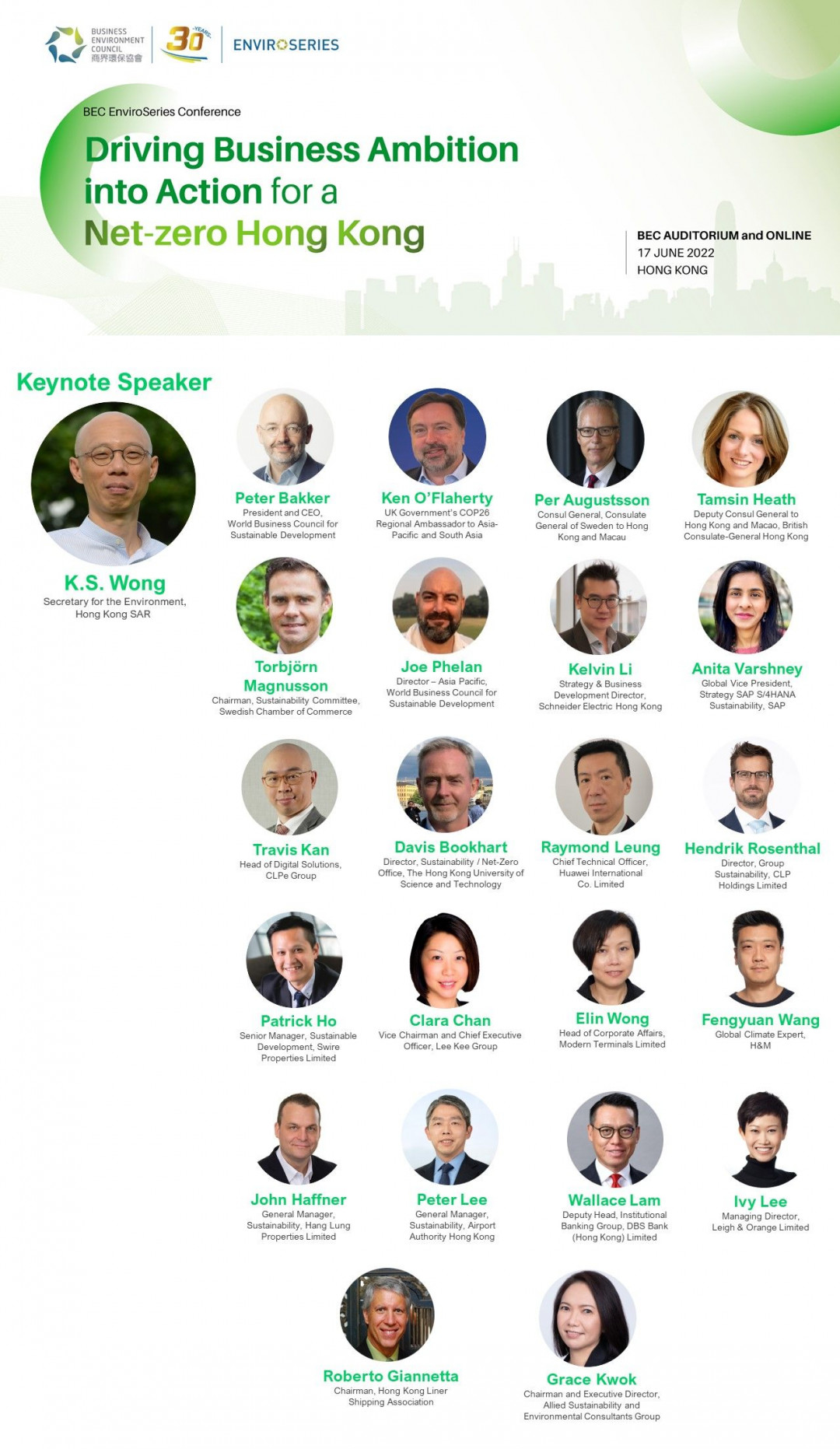 BEC EnviroSeries Conference (17 June 2022)